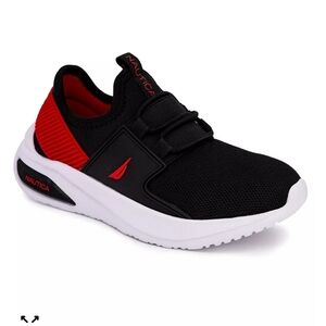 Nautica Kids Sneakers in Black and Red